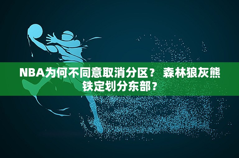 NBA为何不同意取消分区？ 森林狼灰熊铁定划分东部？