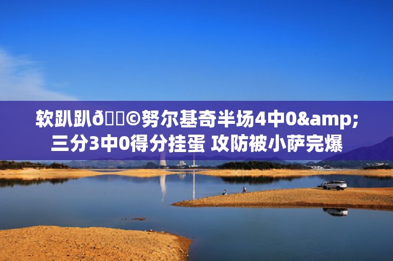 软趴趴💩努尔基奇半场4中0&三分3中0得分挂蛋 攻防被小萨完爆