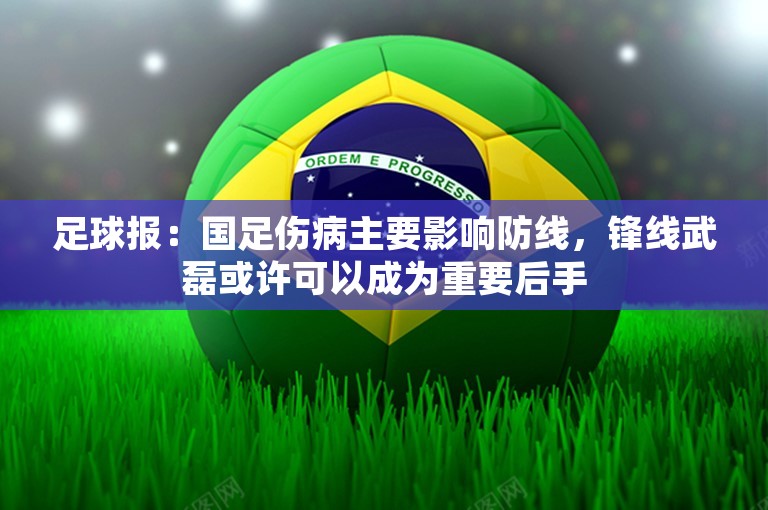 足球报：国足伤病主要影响防线，锋线武磊或许可以成为重要后手