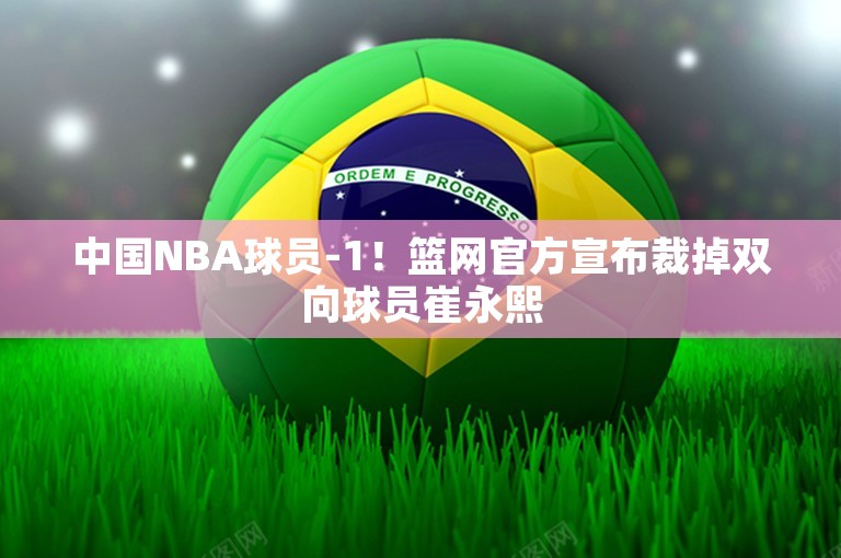 中国NBA球员-1！篮网官方宣布裁掉双向球员崔永熙